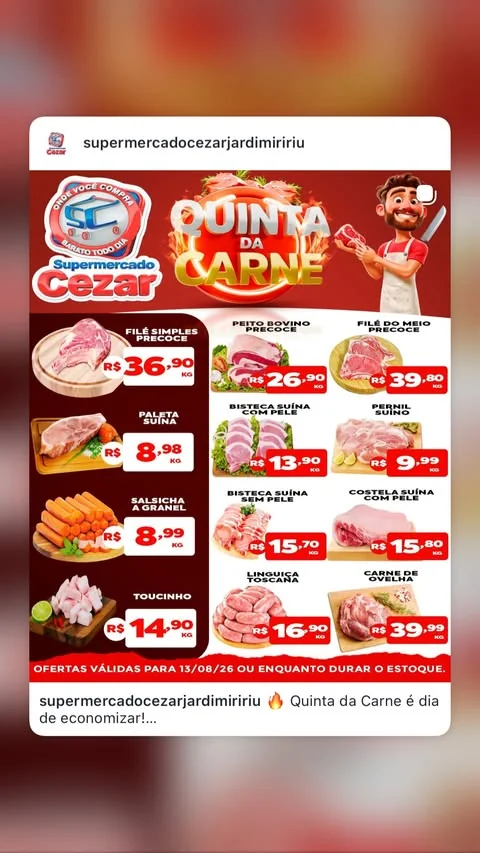 Encarte Supermercado Cezar
