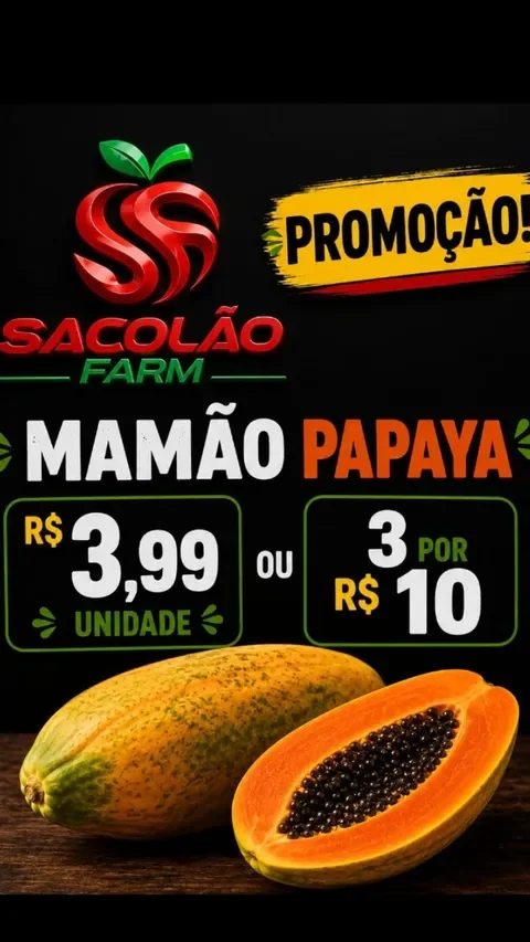Encarte Sacolão Farm