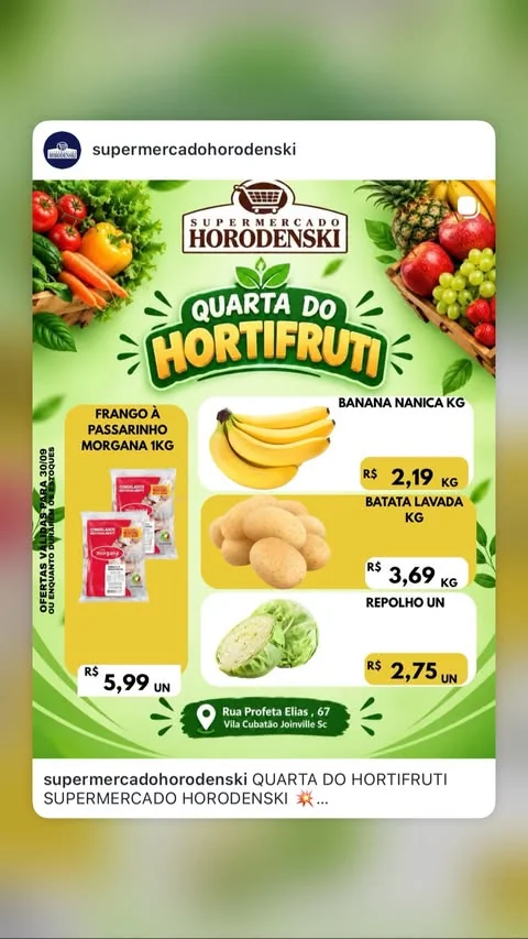 Encarte Supermercado Horodenski