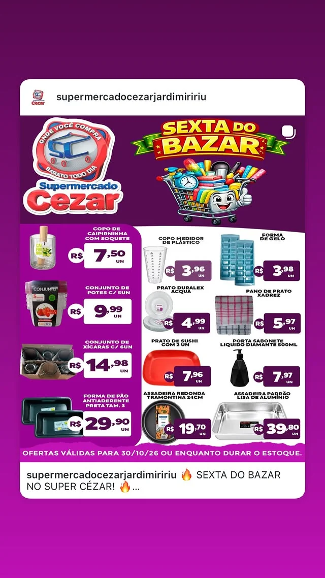 Encarte Supermercado Cezar