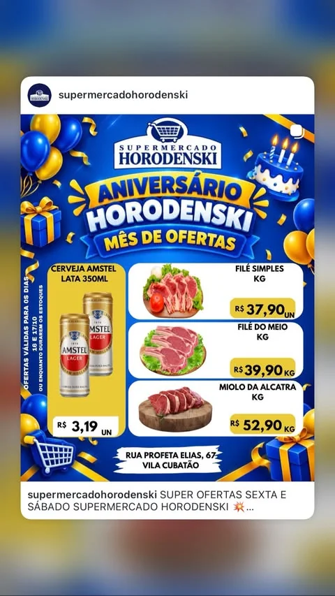 Encarte Supermercado Horodenski