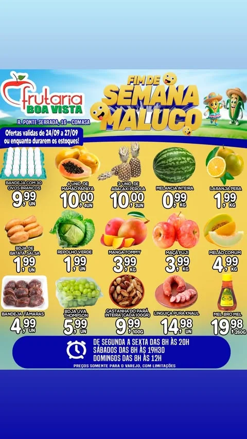 Encarte Frutaria Boa Vista