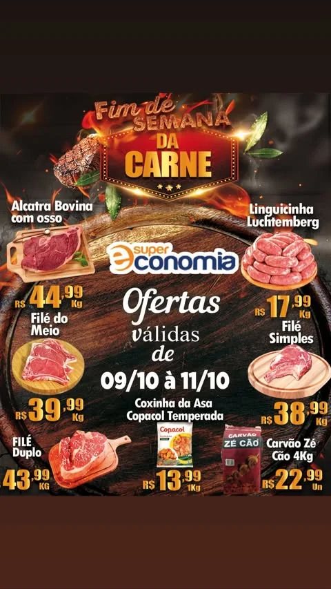 Encarte Supermercados Economia