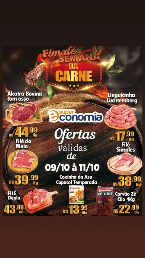 Encarte Supermercados Economia