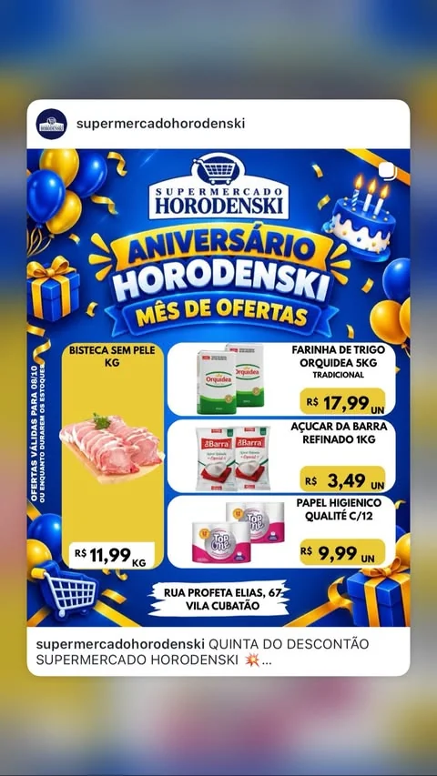 Encarte Supermercado Horodenski