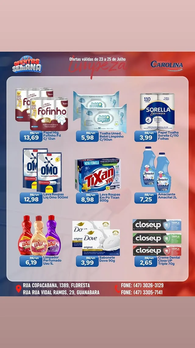 Encarte Supermercado Carolina