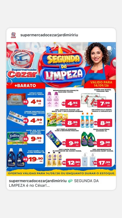 Encarte Supermercado Cezar