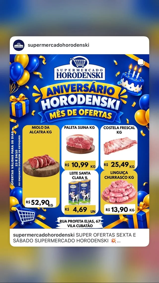 Encarte Supermercado Horodenski