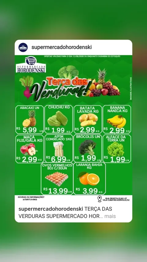 Encarte Supermercado Horodenski