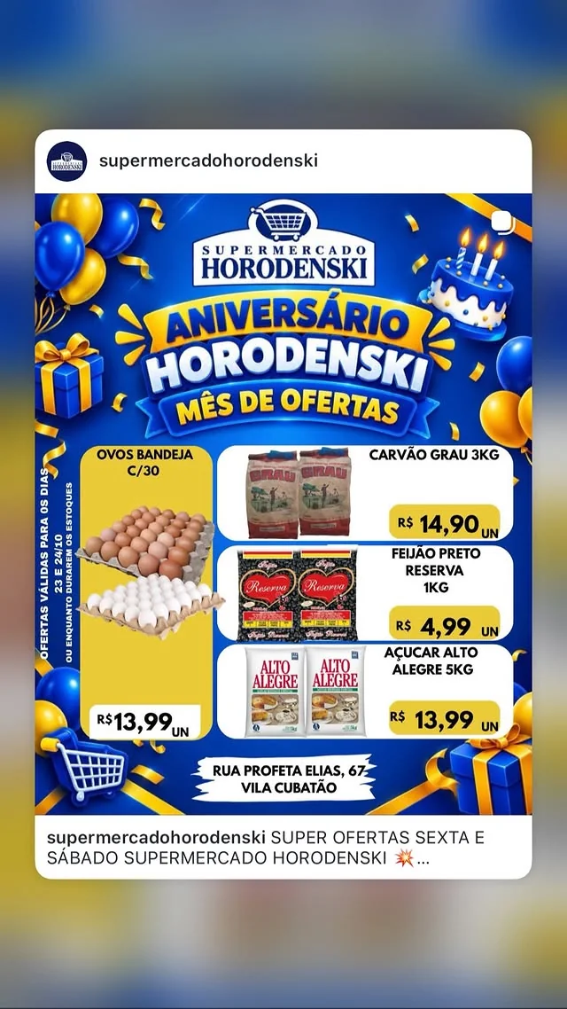 Encarte Supermercado Horodenski