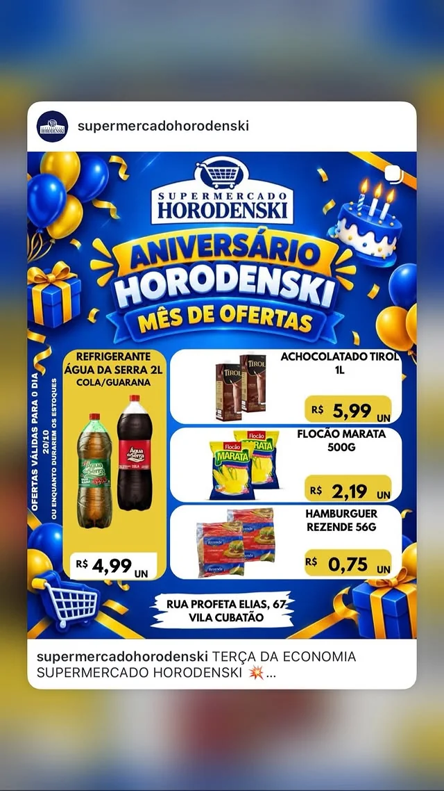 Encarte Supermercado Horodenski