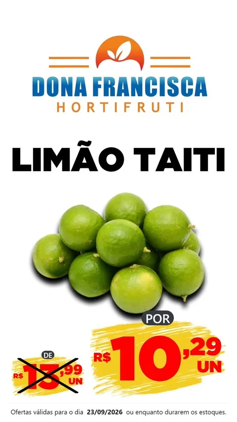 Encarte Hortifruti Dona Francisca