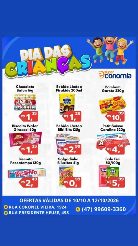 Encarte Supermercados Economia
