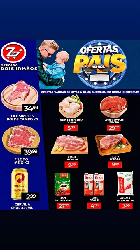 Encarte Mercado Açougue e Padaria Dois Irmãos