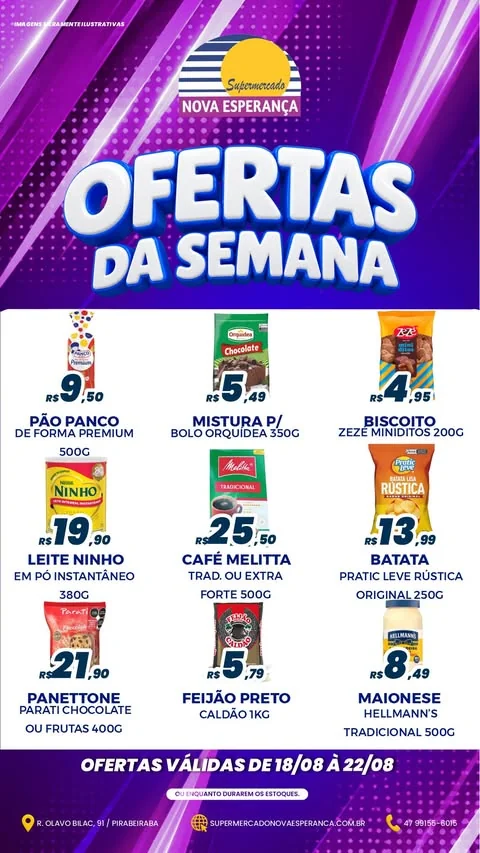 Encarte Supermercado Nova Esperanca