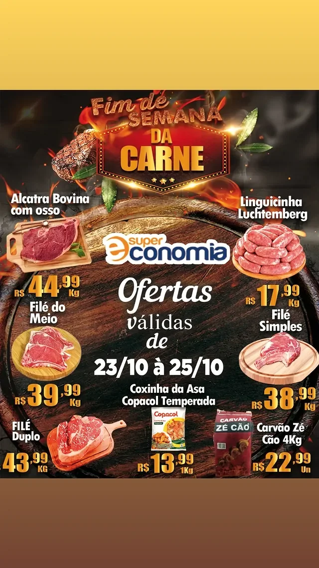 Encarte Supermercados Economia