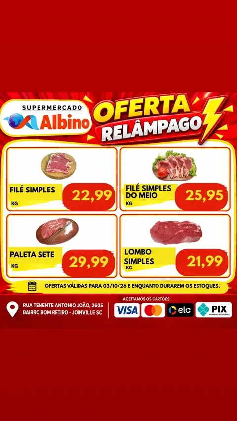Encarte Supermercado Albino