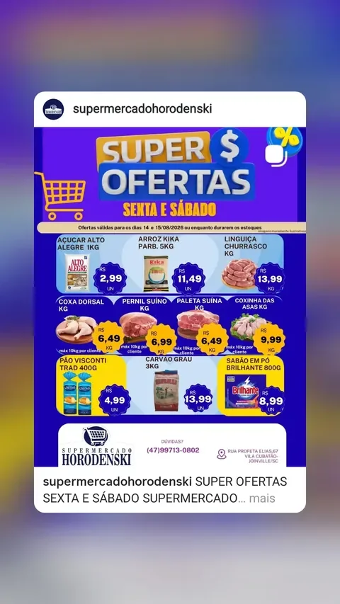 Encarte Supermercado Horodenski
