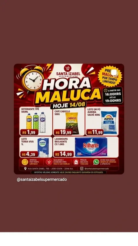 Encarte Supermercado Santa Izabel