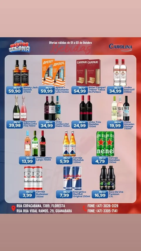 Encarte Supermercado Carolina