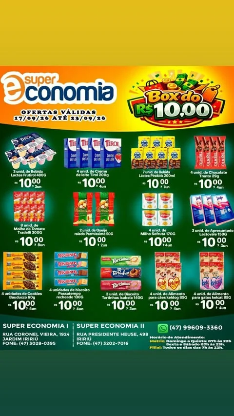 Encarte Supermercados Economia