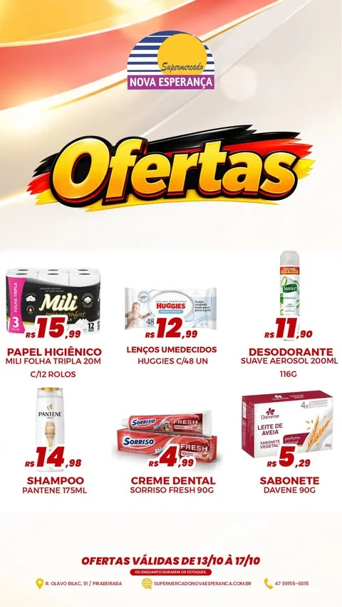 Encarte Supermercado Nova Esperanca