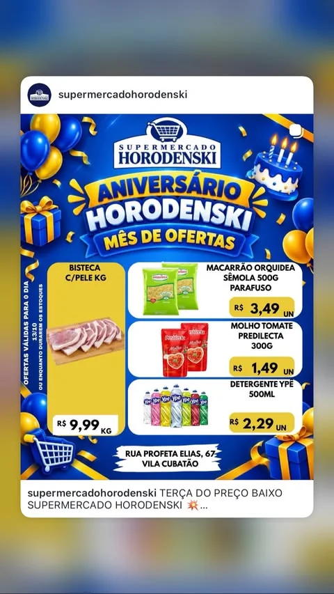 Encarte Supermercado Horodenski
