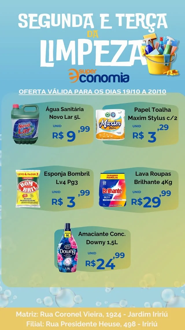 Encarte Supermercados Economia