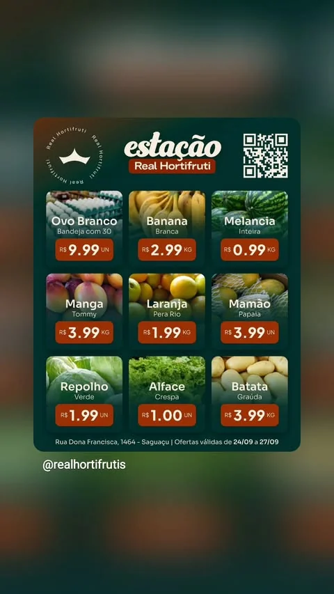 Encarte Real Hortifruti