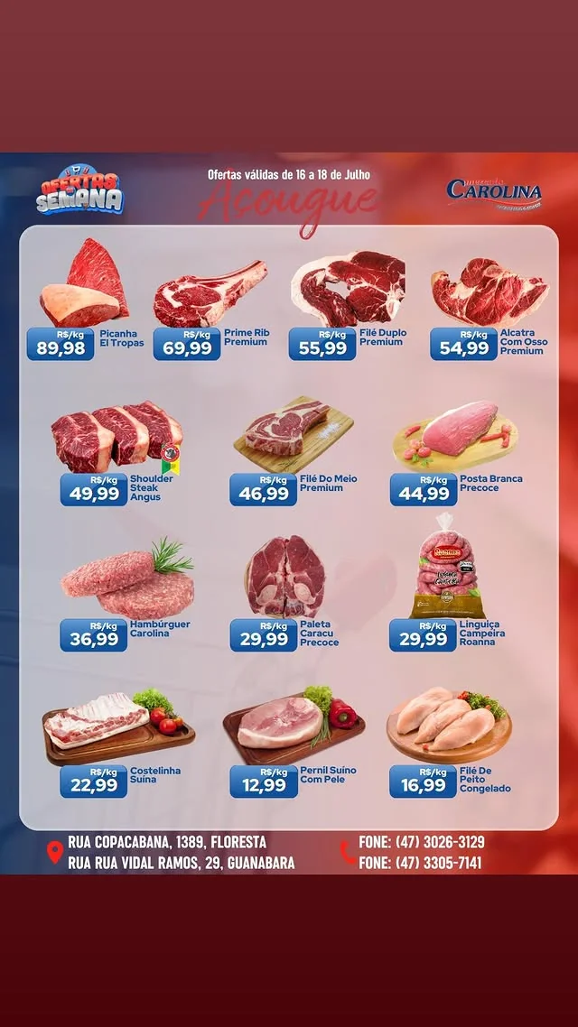 Encarte Supermercado Carolina