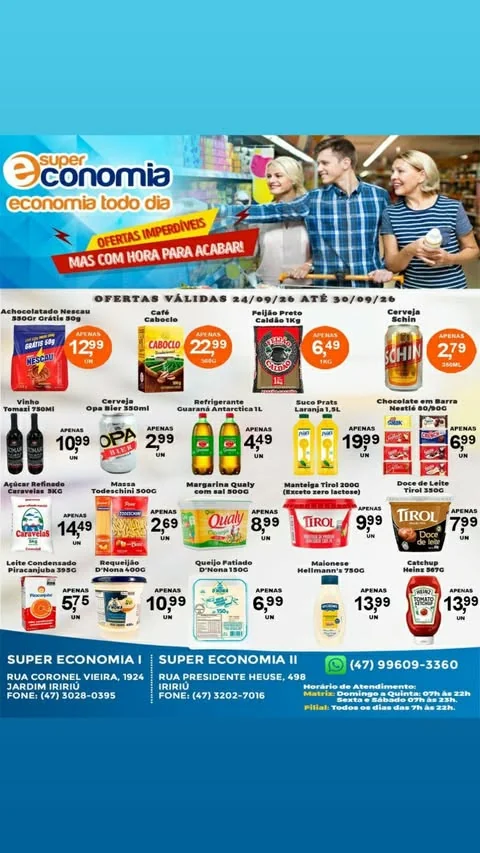 Encarte Supermercados Economia