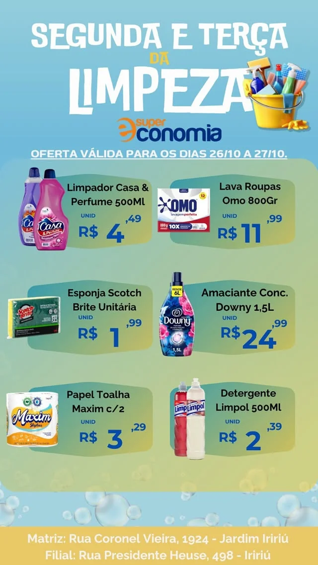 Encarte Supermercados Economia