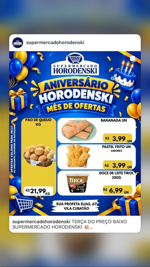 Encarte Supermercado Horodenski