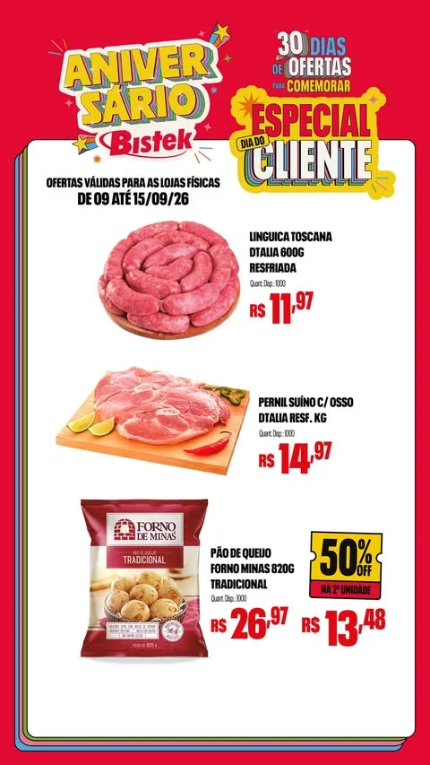 Encarte Bistek Supermercados