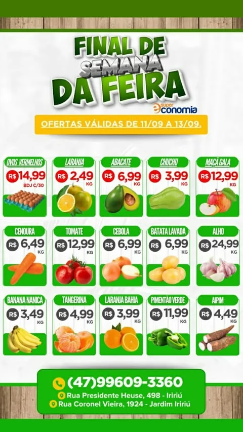 Encarte Supermercados Economia