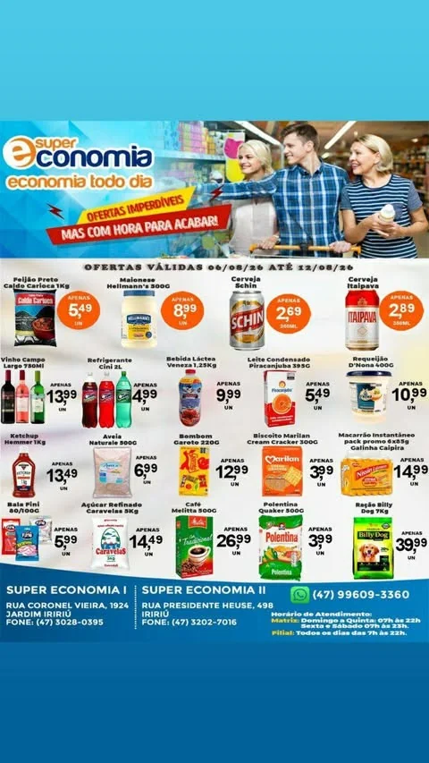 Encarte Supermercados Economia