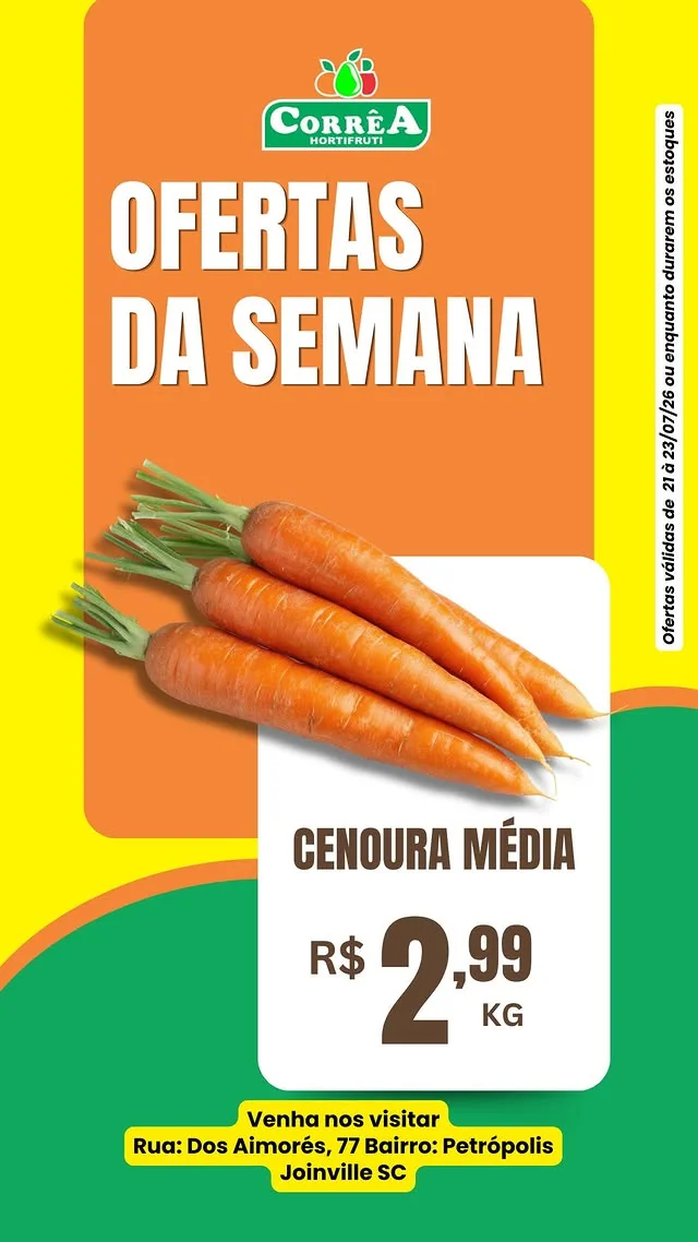 Encarte Hortifruti correa