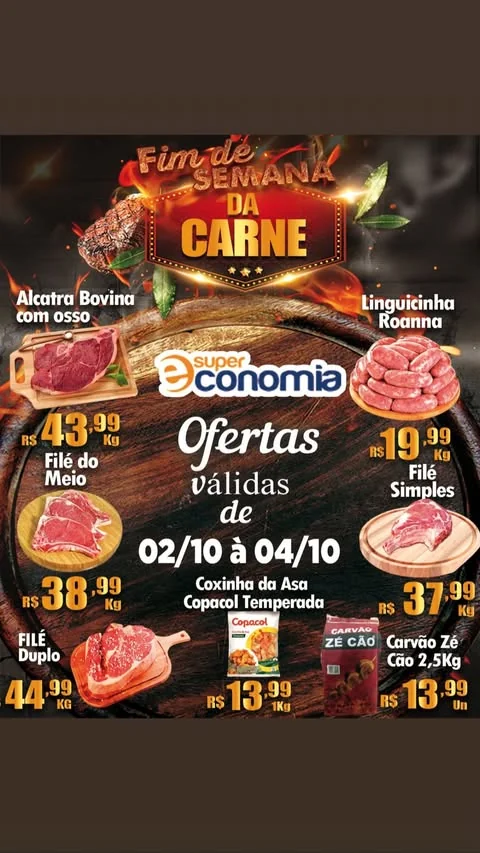 Encarte Supermercados Economia