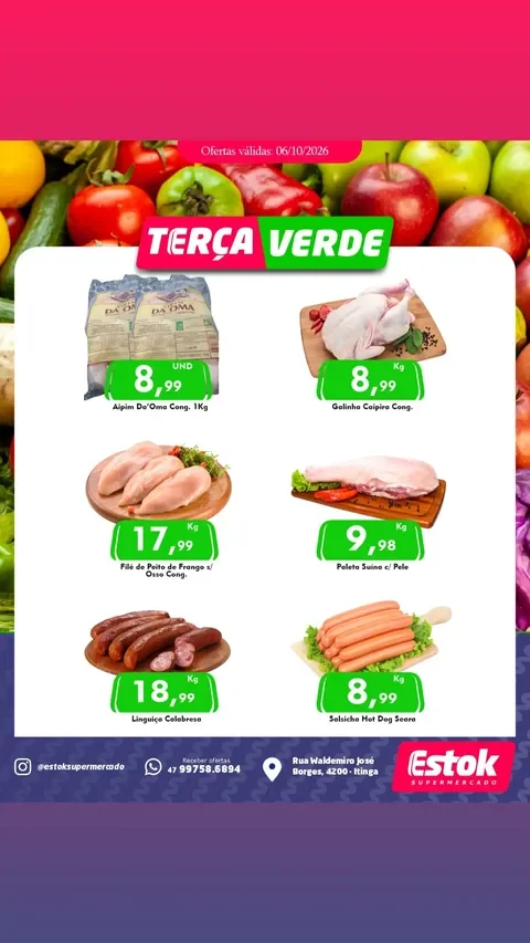 Encarte Estok Supermercado