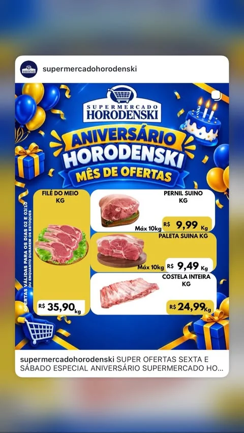 Encarte Supermercado Horodenski