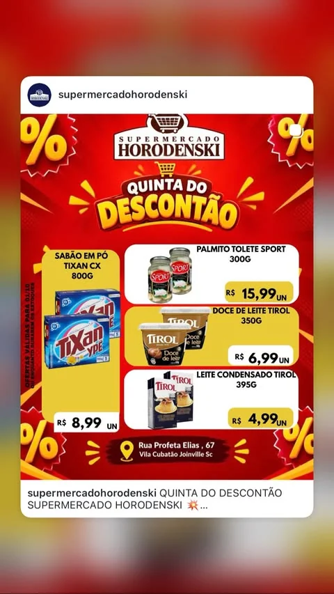 Encarte Supermercado Horodenski