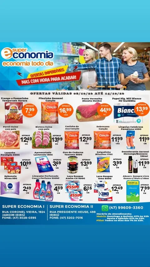 Encarte Supermercados Economia