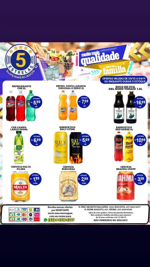 Encarte Supermercados 5 Estrelas