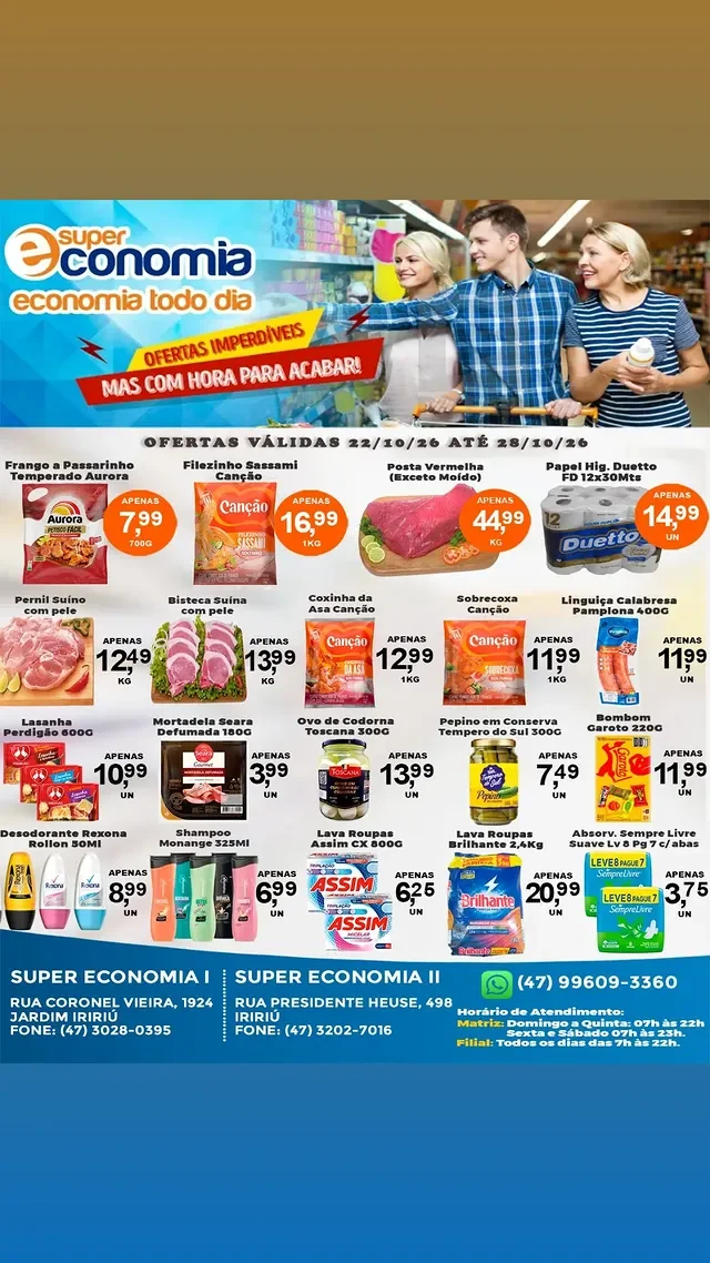 Encarte Supermercados Economia