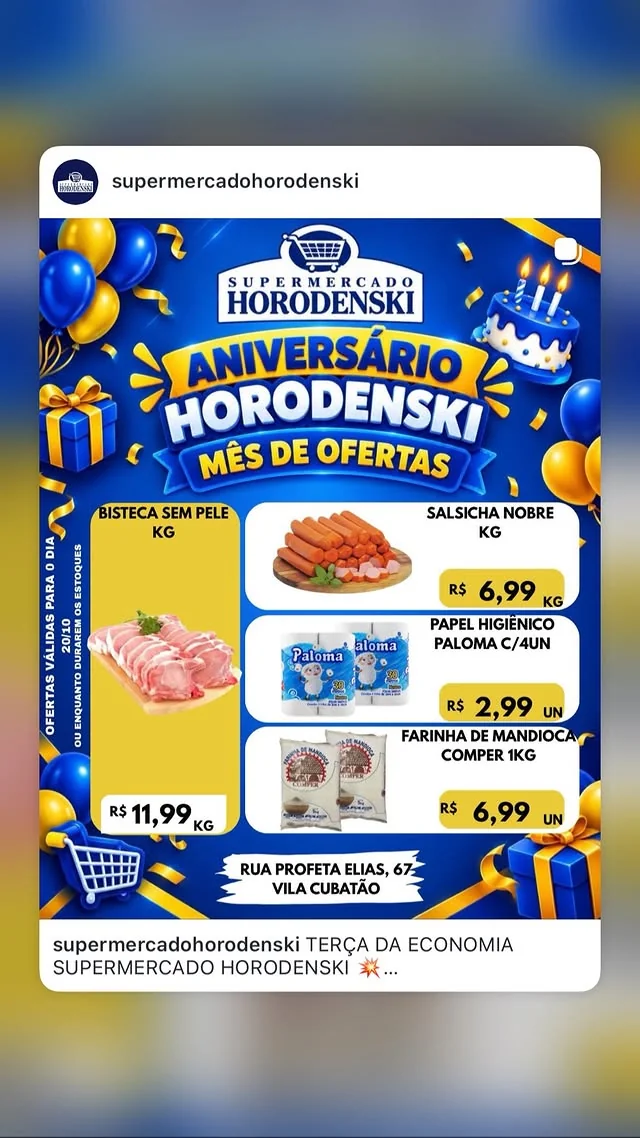 Encarte Supermercado Horodenski