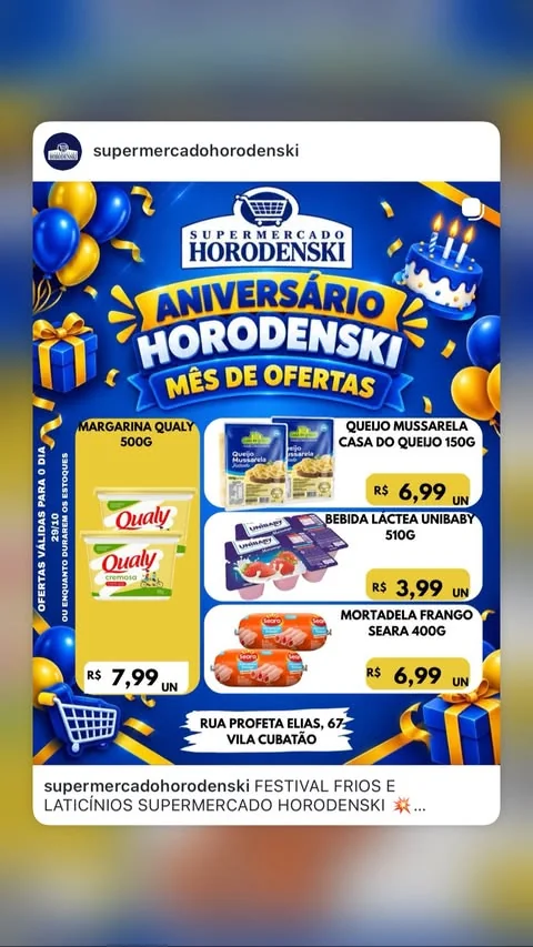 Encarte Supermercado Horodenski