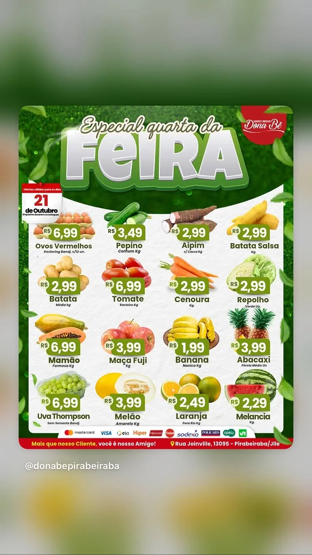 Encarte Supermercado Dona Bê