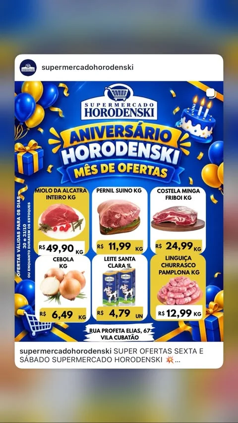 Encarte Supermercado Horodenski