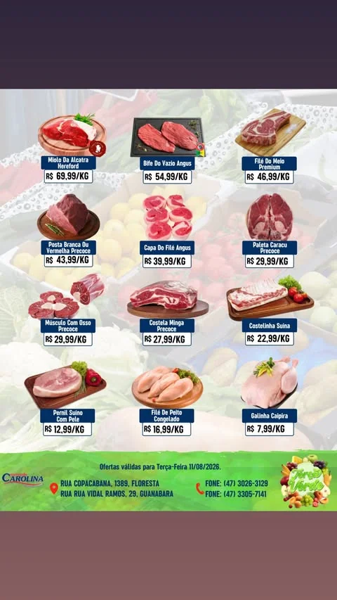 Encarte Supermercado Carolina