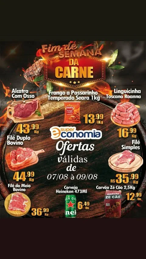 Encarte Supermercados Economia